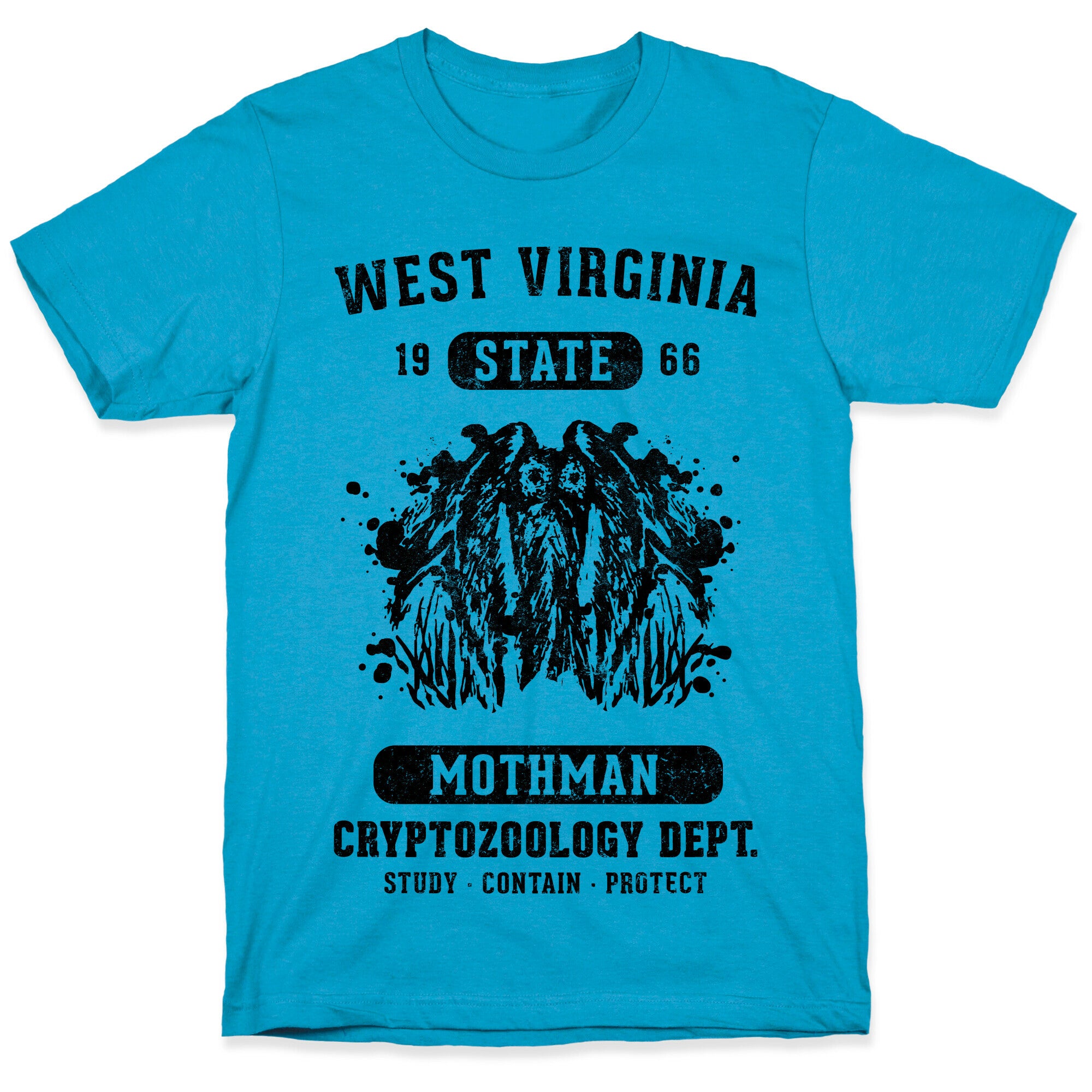 West Virginia Mothman Cryptozoology Unisex Triblend Tee